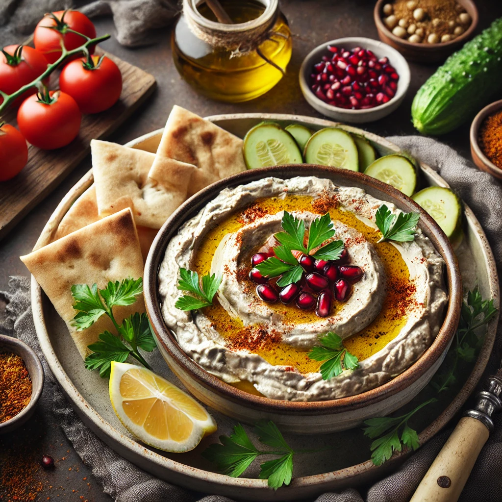 Moutabal Recipe – Smoky, Creamy Middle Eastern Eggplant Dip