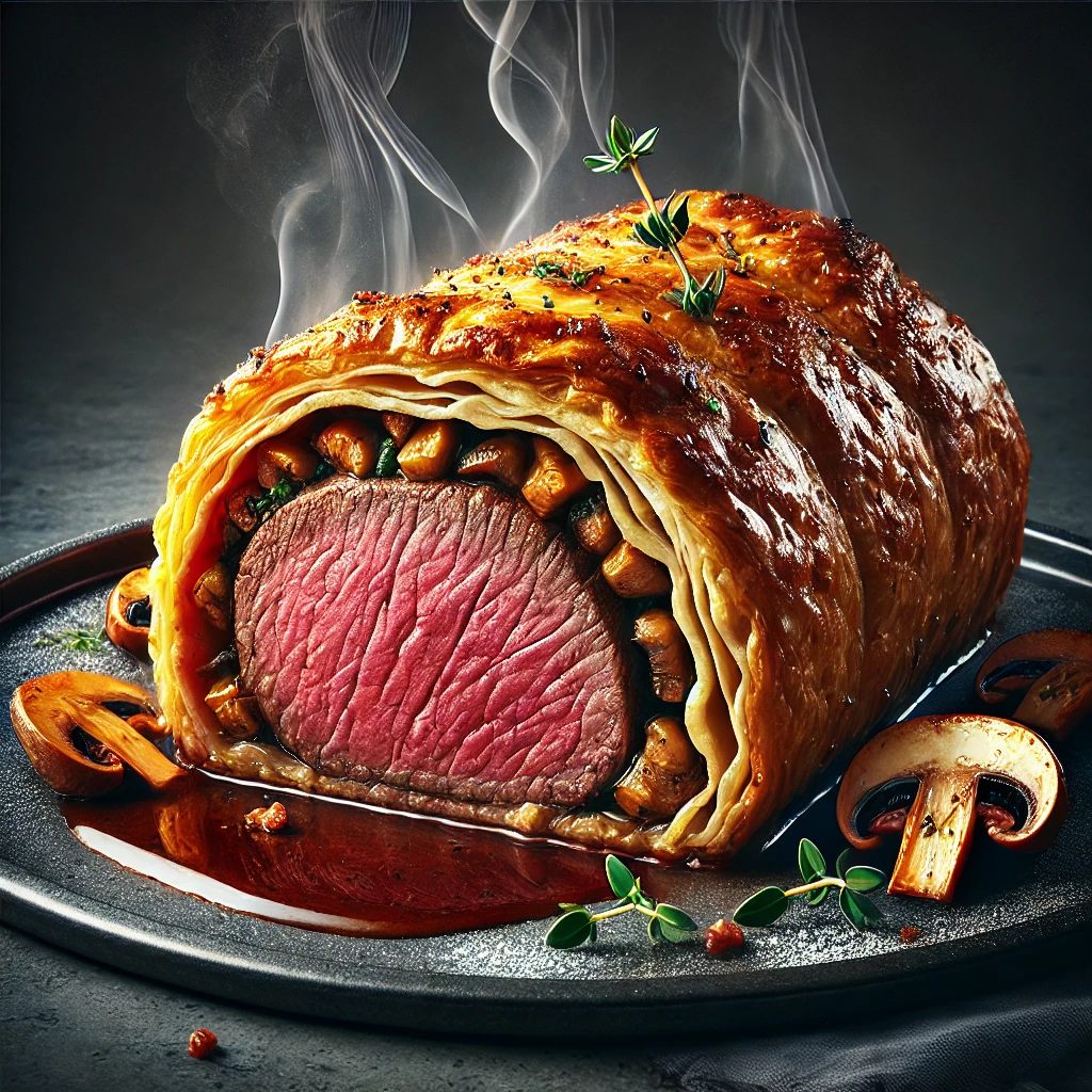 Beef Wellington.