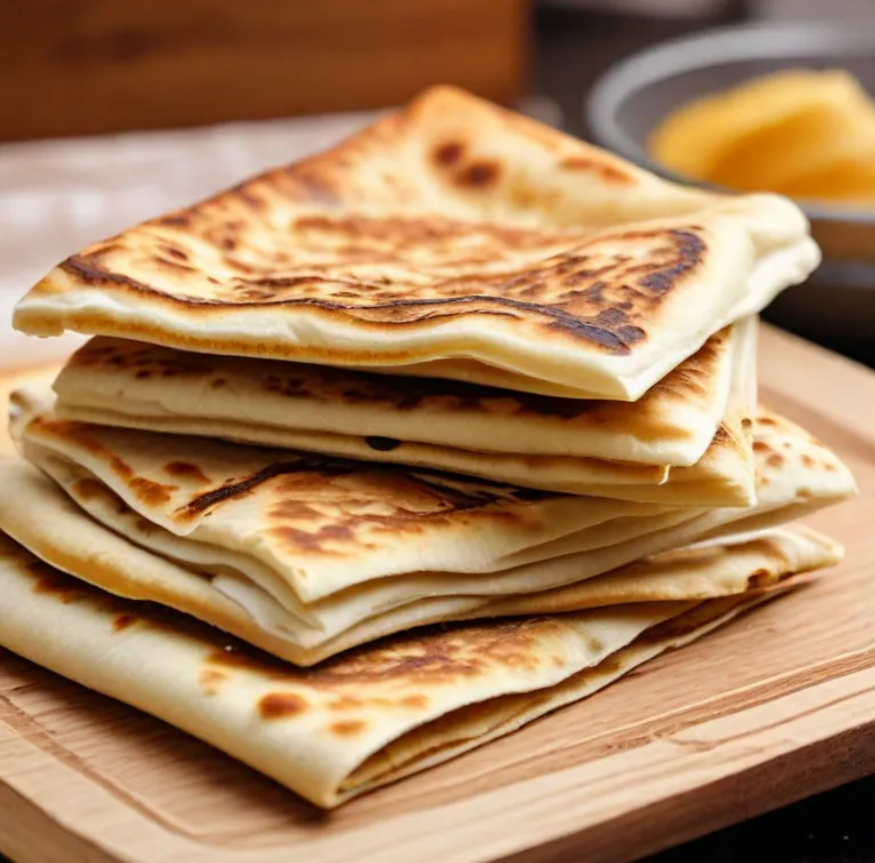 Learn how to make Msemen, a traditional Moroccan square-shaped flatbread with a flaky, layered texture. Perfect with honey, butter, or savory fillings, this bread is easy to make and incredibly delicious.