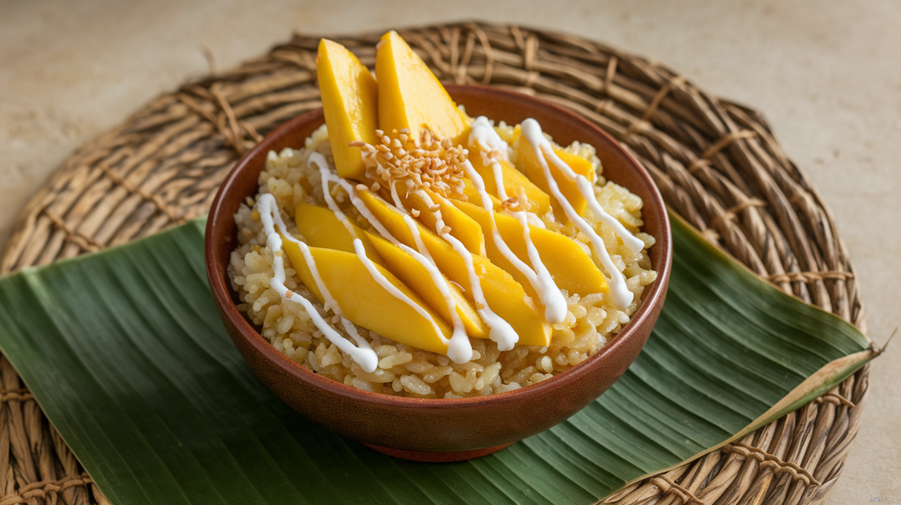 Authentic Mango Sticky Rice Recipe: A Sweet and Creamy Thai Dessert